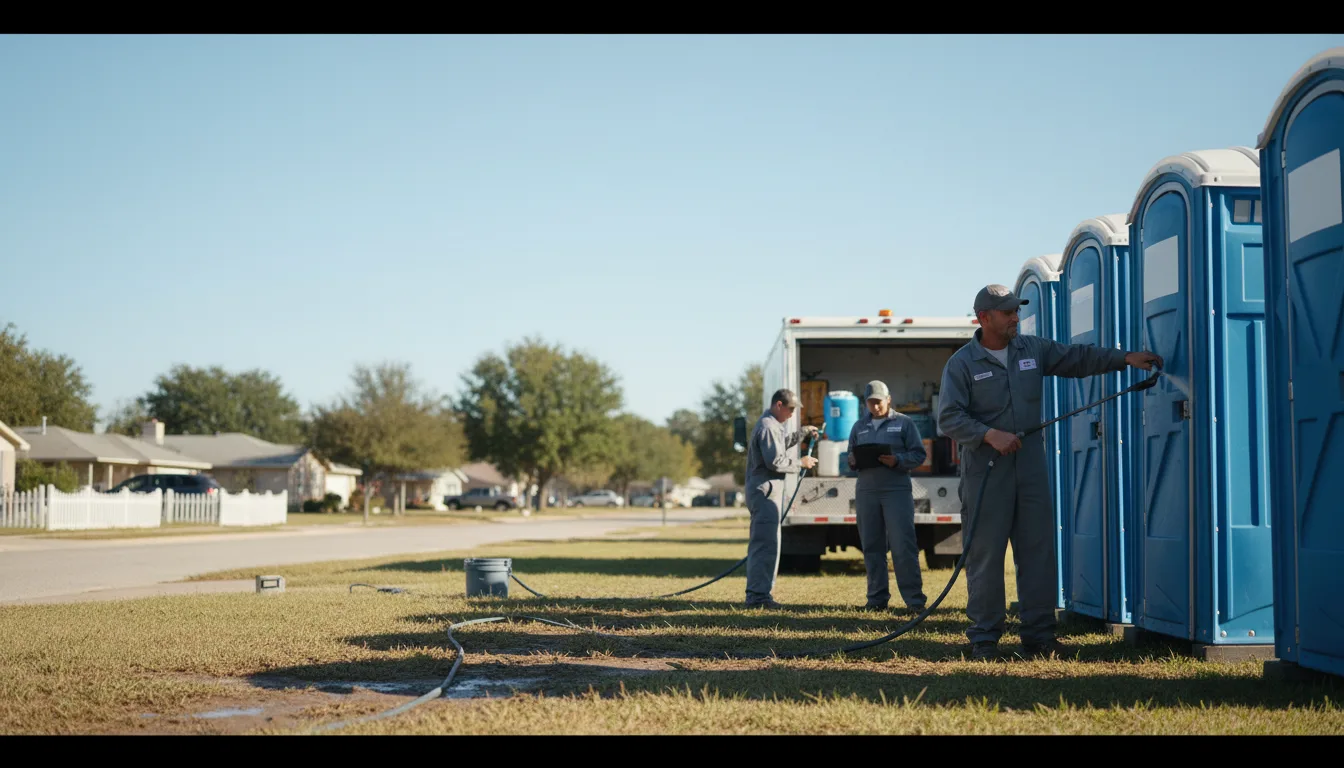Long-Term Portable Toilet Rental in Ivanhoe, CA near me